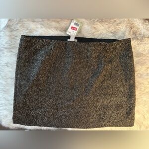 H&M Black and Brown Skirt XXL NWT